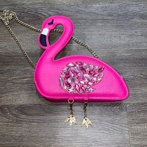 Betsey Johnson Flamingo Purse